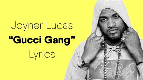 gucci gang joyner lyrics|gucci gang eminem remix.